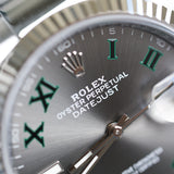 2025 Rolex Datejust 36 Wimbledon Fluted Oyster Ref. 126234 B00058