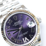 2025 Rolex Datejust 31 Purple Roman Dial Ref. 278274 A001045