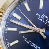 2026 Rolex Datejust 41 Blue Index Fluted Jubilee Ref.126334 A001354