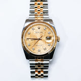 2016 Rolex Datejust 36 Champagne Diamond Ref. 116233 A000999