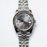 2018 Rolex Datejust 41 Slate Diamond Dial Fluted Jubilee Ref. 126334 A000904