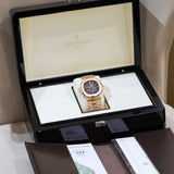 2022 Patek Philippe Nautilus Brown Dial Rose Gold Ref. 5712/1R-001