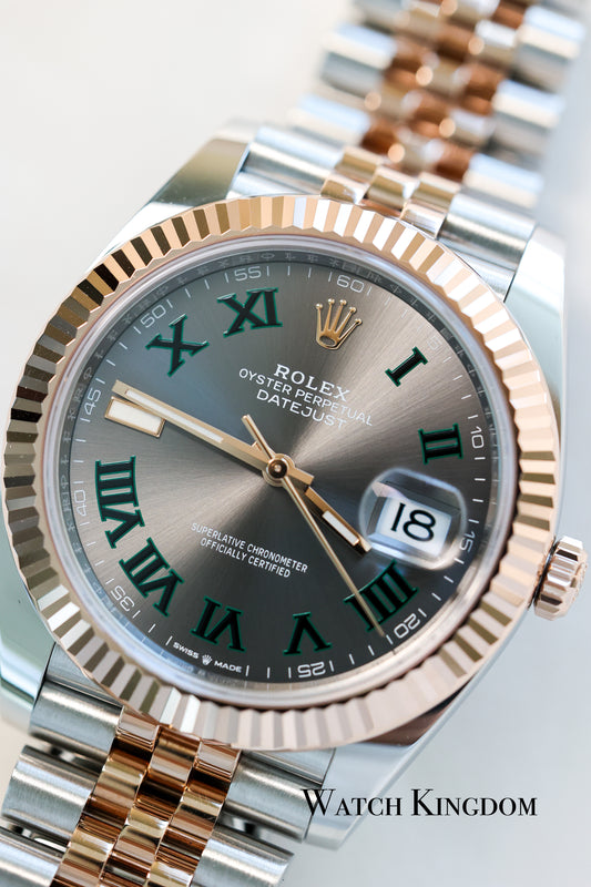 2021 Rolex Datejust 41 Wimbeldon Two Tone RG