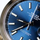 2023 Rolex Datejust 41 Blue Dial Smooth Oyster Ref. 126300 A001730