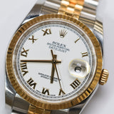 Rolex Datejust 36 White Dial 116233