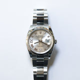 2026 Rolex Datejust 36 Silver Roman Diamonds Dial Fluted Oyster Ref. 126234 B00351