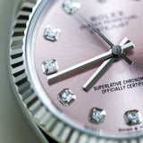2025 Datejust 31 Pink Diamond Dial Fluted Jubilee Ref. 278274 A000980