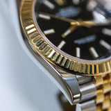 2024 Rolex Datejust 41 Black Index Dial Two Tone YG Ref. 126333 A001801