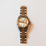 2017 Rolex Lady Datejust 28mm Champagne Diamonds Dial Two Tone YG Ref. 279173 B00320