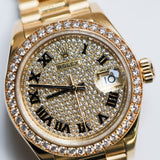 2019 Rolex Lady-Datejust 28 Full Gold Ref. M279138RBR