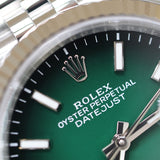 2026 Rolex Datejust 36 Ombre Green Dial Fluted Jubilee  Ref. 126234 A001860