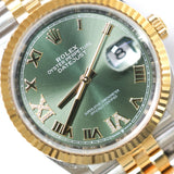 2021 Rolex Datejust 36 Green Roman Numerals Ref. 126233 A001467