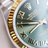 2025 Rolex Datejust 31 “Green Roman” Fluted Jubilee Ref. 278273 A001037