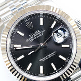 2024 Rolex Datejust 41 Black Dial Fluted Jubilee Ref.126334 A001396