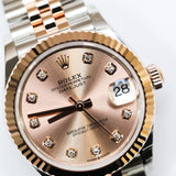2026 Rolex Datejust 31 Pink Diamonds Dial 2T RG Ref. 278271 A001549