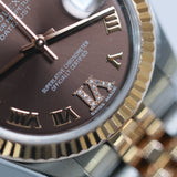 2016 Rolex Datejust 31 Chocolate Roman Dial Ref. 178271 A001668