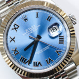 2021 Rolex Datejust 41 Azzuro Blue Ref. 126334