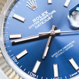 2025 Rolex Datejust 41 Blue Index Dial Fluted Jubilee Ref. 126334 A001601