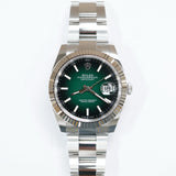 2026 Rolex Datejust 41 Ombre Green Dial Fluted Oyster Ref. 126334 A001856