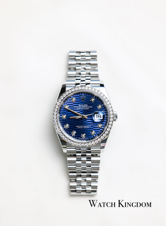 2023 Rolex Datejust 36 Blue Dial Jubilee