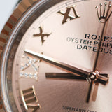 2025 Rolex Datejust 36 Pink Roman Dial Rose Gold Ref. 126231 A001084