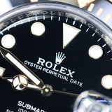 2020 Rolex Submariner Date 2T YG Black Dial Ref. 116613LN A001119