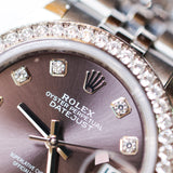 2022 Rolex Datejust 28 Slate Diamonds Dial Ref. 279384RBR B00103
