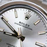 2021 Rolex Oyster Perpetual 34 Silver Dial Ref. 124200