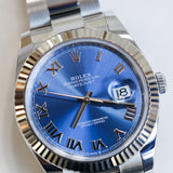 2024 Rolex Datejust 41 Azzurro Blue Ref. 126334 A000250
