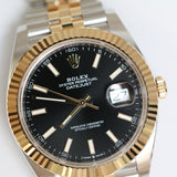 2026 Rolex Datejust 41 Two Tone Black Index YG Ref. 126333 A001853