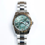 2026 Rolex Sky Dweller Mint Green Dial Fluted Oyster Ref. 336934 A001617