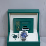 2026 Rolex Datejust 41 Bright Blue Dial Fluted Jubilee Ref. 126334 A001865