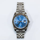 2021 Rolex Datejust 41 Azzuro Blue Ref. 126334