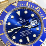 2023 Rolex Submariner Date Blue Dial YG Ref. 126618LB