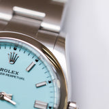 2025 Rolex Oyster Perpetual 36 Tiffany Blue Dial Ref. 126000 A000976
