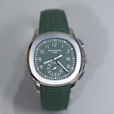 2022 Patek Philippe Aquanaut Chronograph Khaki Green Dial Ref. 5968G-010 A001871