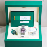2019 Rolex Oyster Perpetual 31 Grape Roman Ref.177200 A001325