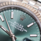 2025 Rolex Datejust 36 Mint Green Fluted Jubilee Ref.126234 A001289