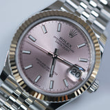 2026 Rolex Datejust 31 Pink Index Fluted Jubilee Ref. 278274 A001650