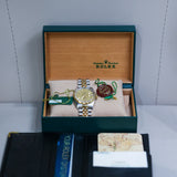 1989 Rolex Datejust 36 Champagne Mosaic Linen  Dial Fluted Jubilee Two Tone YG Ref. 16233 A001851