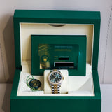 2025 Rolex Datejust 31 Green Dial Diamonds Bezel Ref. 278383RBR A000952