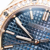 2024 Audemars Piguet Royal Oak 34 Blue Diamond Ref. 77451OR.ZZ.1361OR.03 A001166