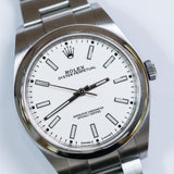 2018 Rolex Oyster Perpetual 39 White Dial Ref. 114300 A001590