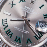 2022 Rolex Datejust 41 Wimbledon Dial Fluted Oyster Ref. 126334 B00239