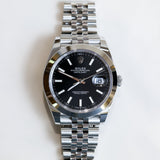 2025 Rolex Datejust 41 Smooth Jubilee Black Dial Ref. 126300 A001039