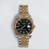 2026 Rolex Datejust 41 Two Tone Black Index YG Ref. 126333 A001853
