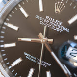 2025 Rolex Datejust 36 Black Index Dial Fluted Jubilee Ref. 126234 B00301