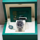 2024 Rolex Datejust 41 Black Dial Fluted Jubilee Ref.126334 A001396