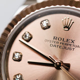 2026 Rolex Datejust 31 Pink Diamonds Dial 2T RG Ref. 278271 A001549