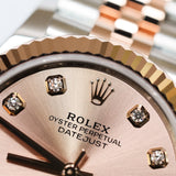 2026 Rolex Datejust 31 Pink Diamonds Dial 2T RG Ref. 278271 A001549